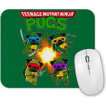 Baskı Dükkanı Ninja Pugs Mouse Pad