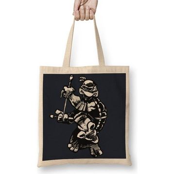 Baskı Dükkanı Ninja Turtles Raphael 1984 Bez Kadın Günlük Çanta