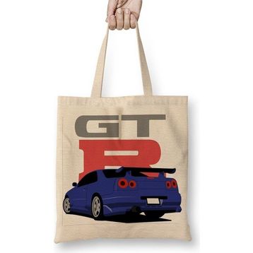Baskı Dükkanı Nissan Skyline Bez Kadın Günlük Çanta