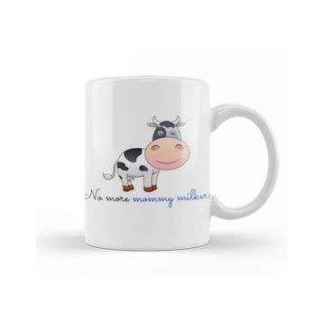 Baskı Dükkanı No More Mommy Milkers Kupa