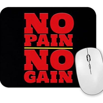 Baskı Dükkanı No Pain No Gain 2 Mouse Pad
