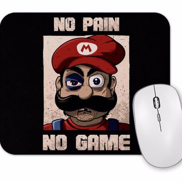 Baskı Dükkanı No Pain No Game Mouse Pad