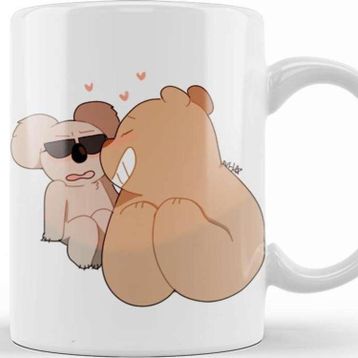 Baskı Dükkanı Nom Nom We Bare Bears 07 Kupa