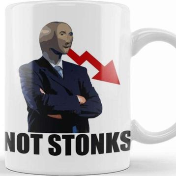 Baskı Dükkanı Not Stonks Kupa