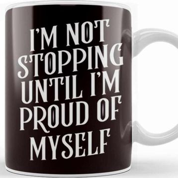Baskı Dükkanı Not Stopping Until Proud Fitness Workout Bodybuilding Sports Kupa