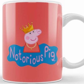 Baskı Dükkanı Notorious Peppa Pig 02 Kupa