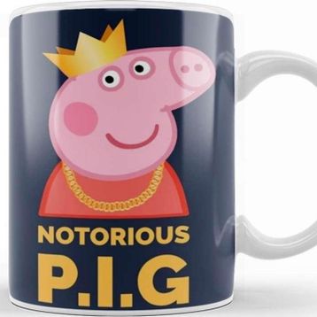 Baskı Dükkanı Notorious Peppa Pig Kupa