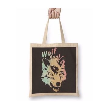 Baskı Dükkanı Ns Wolf Soul 3 Bez Kadın Günlük Çanta
