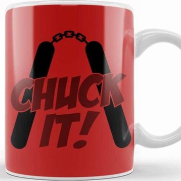 Baskı Dükkanı Nunchucks Chuck It V2 Kupa