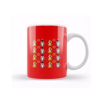 Baskı Dükkanı Nutcracker Christmas Nutcracker Pattern Kupa