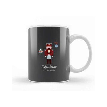 Baskı Dükkanı Nutcracker Funny Christmas Kupa