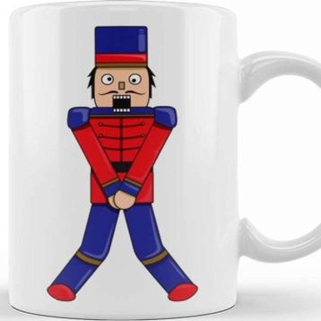 Baskı Dükkanı Nutcracker Funny Christmas Kupa