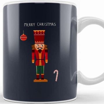Baskı Dükkanı Nutcracker Illustration Nutcracker Christmas Kupa