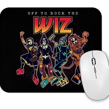Baskı Dükkanı Off To Rock the Wiz Mouse Pad
