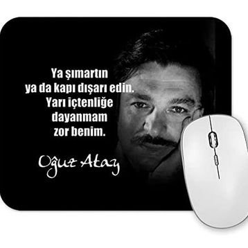 Baskı Dükkanı Oğuz Atay Söz 01 Mouse Pad