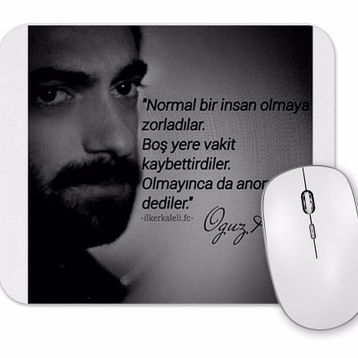 Baskı Dükkanı Oğuz Atay Söz 02 Mouse Pad