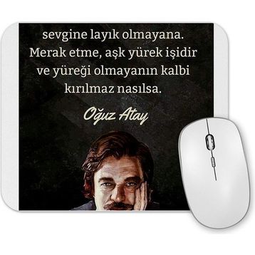 Baskı Dükkanı Oğuz Atay Söz 03 Mouse Pad