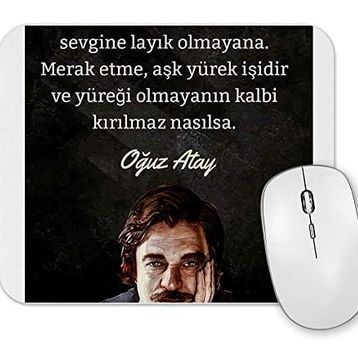 Baskı Dükkanı Oğuz Atay Söz 03 Mouse Pad