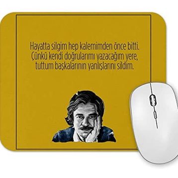Baskı Dükkanı Oğuz Atay Söz 04 Mouse Pad