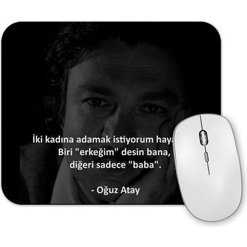 Baskı Dükkanı Oğuz Atay Söz 07 Mouse Pad
