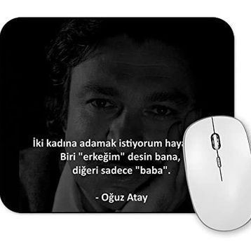Baskı Dükkanı Oğuz Atay Söz 07 Mouse Pad