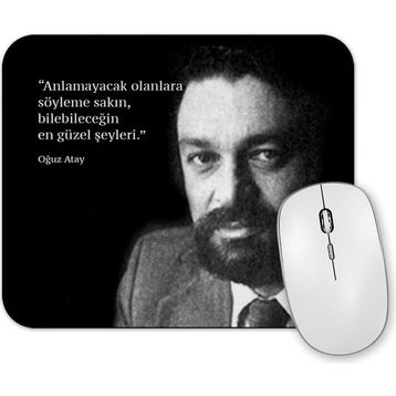 Baskı Dükkanı Oğuz Atay Söz 08 Mouse Pad
