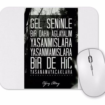 Baskı Dükkanı Oğuz Atay Söz Mouse Pad