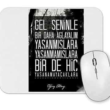 Baskı Dükkanı Oğuz Atay Söz Mouse Pad