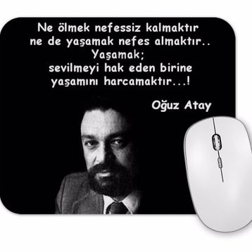 Baskı Dükkanı Oğuz Atay Yaşamak Mouse Pad