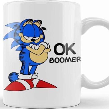 Baskı Dükkanı Ok Boomer Sonic Kupa