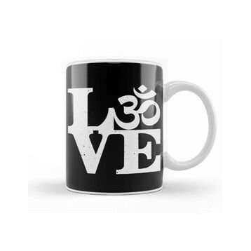 Baskı Dükkanı Om Love Om Symbol Kupa
