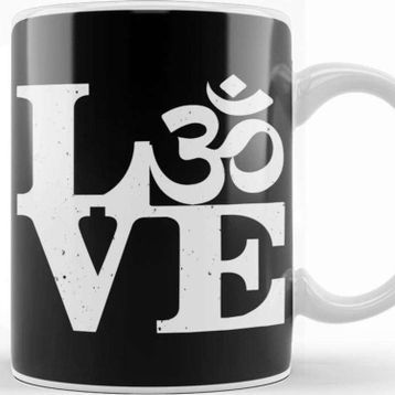 Baskı Dükkanı Om Love Om Symbol Kupa