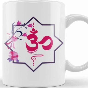Baskı Dükkanı Om Ohm Aum Symbol Kupa