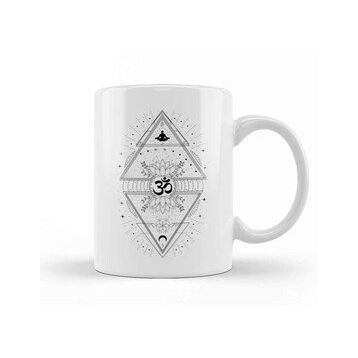 Baskı Dükkanı Om Symbol Sacred Geometry Kupa