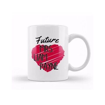 Baskı Dükkanı One Direction Future Mrs Liam Payne Love Heart Kupa