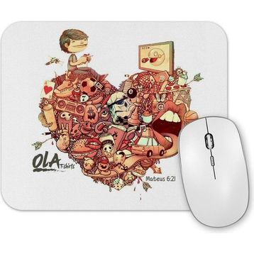 Baskı Dükkanı One Family Mouse Pad