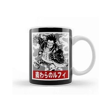 Baskı Dükkanı One Piece Gear Fourth Luffy Kupa