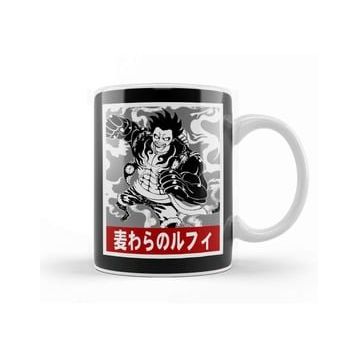 Baskı Dükkanı One Piece Gear Fourth Luffy Kupa
