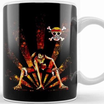 Baskı Dükkanı One Piece Grunge Luffy Kupa