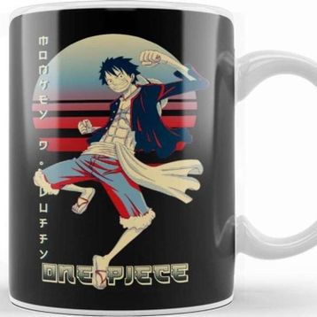 Baskı Dükkanı One Piece Luffy D Monkey Kupa Bardak
