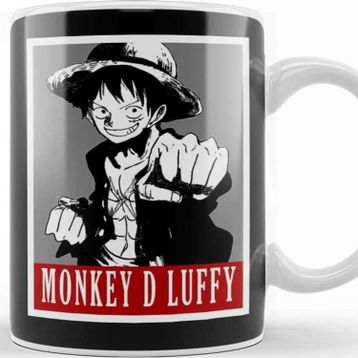 Baskı Dükkanı One Piece Luffy D Monkey Kupa Bardak
