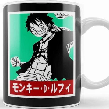 Baskı Dükkanı One Piece Luffy D Monkey Kupa Bardak