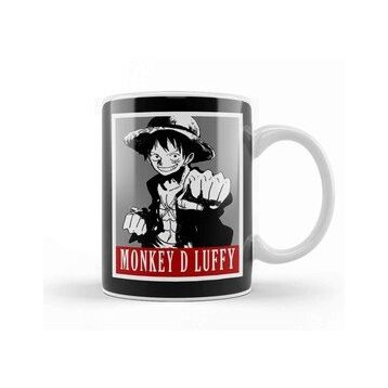 Baskı Dükkanı One Piece Monkey D Luffy 03 Kupa