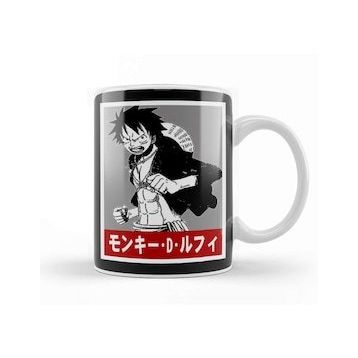 Baskı Dükkanı One Piece Monkey D Luffy 06 Kupa