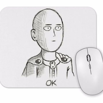 Baskı Dükkanı One Punch Man Ok Mouse Pad