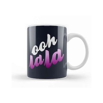 Baskı Dükkanı Ooh La La Slogan Kupa