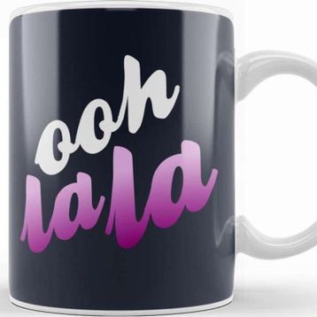 Baskı Dükkanı Ooh La La Slogan Kupa