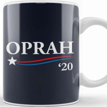 Baskı Dükkanı Oprah Winfrey Oprah 2020 For President Kupa