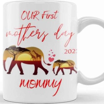 Baskı Dükkanı Our First Mothers Day 2021 Kupa