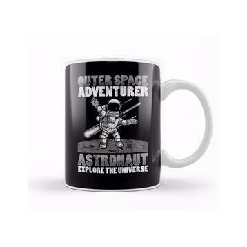 Baskı Dükkanı Outer Space Adventurer Astronaut Explore Universe Kupa